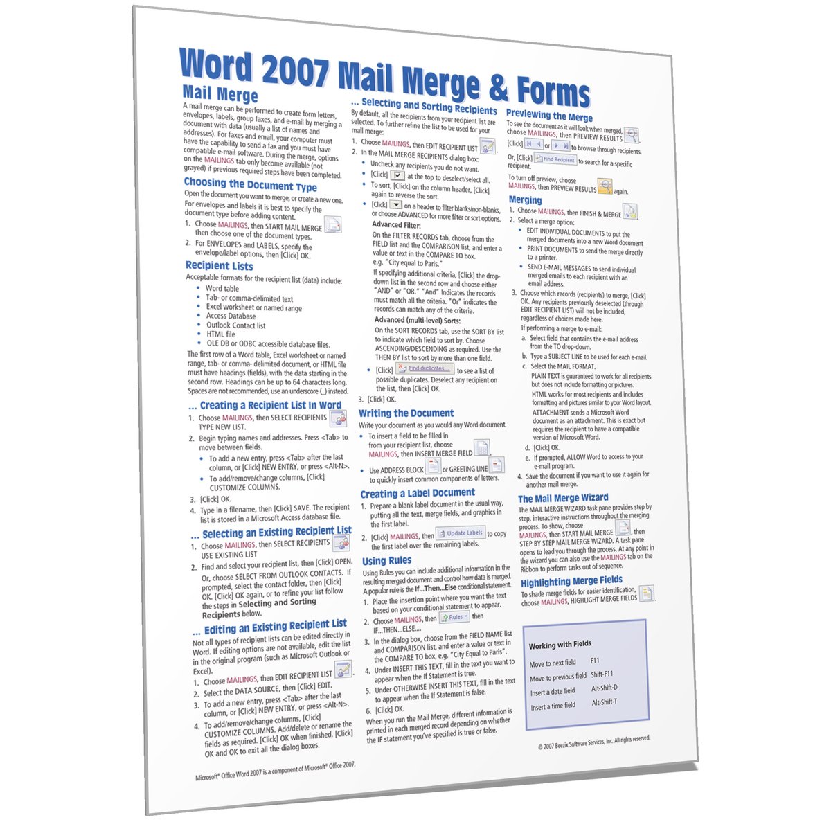 2011 word for mac mail merge